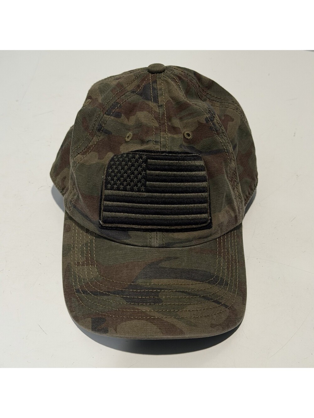 '47 Brand OHT Camouflage American Flag Patch Adjustable Hat OSFA
